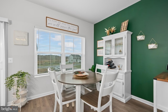 492 Parkland Dr, Stephenson, VA 22656 - dining space with wood finished floors and baseboards