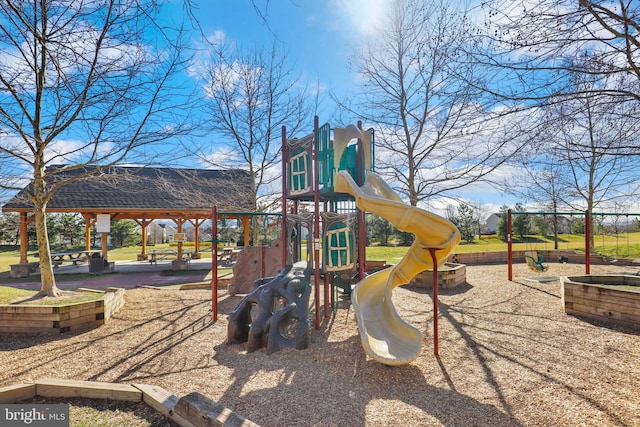 492 Parkland Dr, Stephenson, VA 22656 - community jungle gym featuring a gazebo