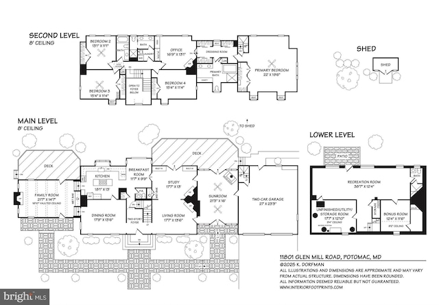 11801 Glen Mill Rd, Potomac, MD 20854 - floor plan / room layout
