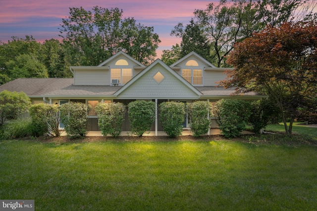 28 New Rd, Doylestown, PA 18901 - view of front of house with a lawn and a shingled roof