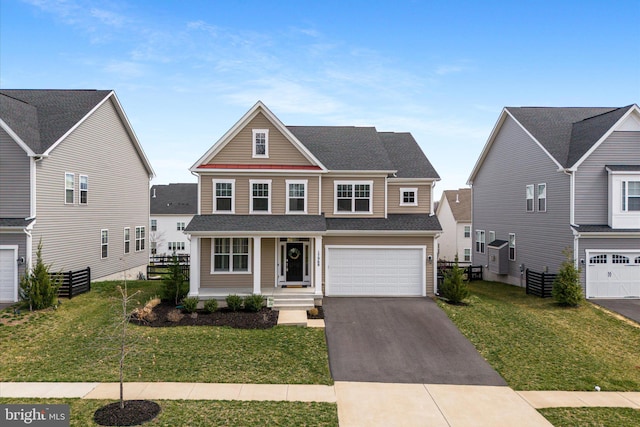 17968 Ridgewood Pl, Round Hill, VA 20141 - traditional-style house featuring driveway, an attached garage, and a porch