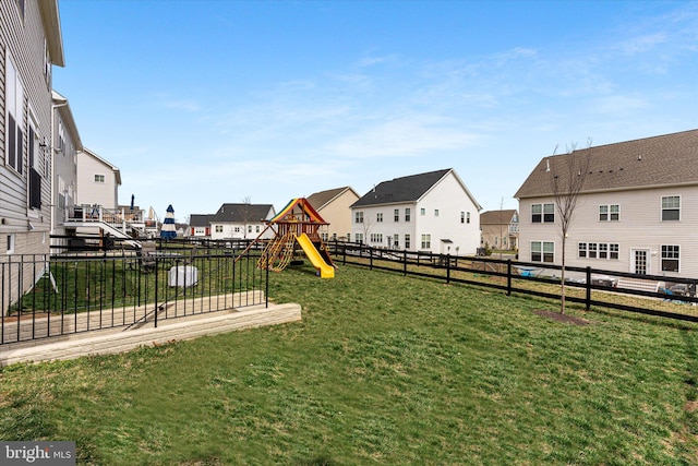 17968 Ridgewood Pl, Round Hill, VA 20141 - view of yard with a residential view and a playground
