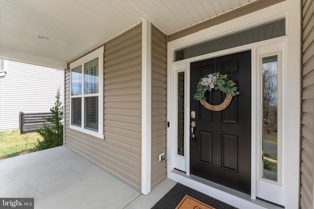 17968 Ridgewood Pl, Round Hill, VA 20141 - doorway to property featuring covered porch