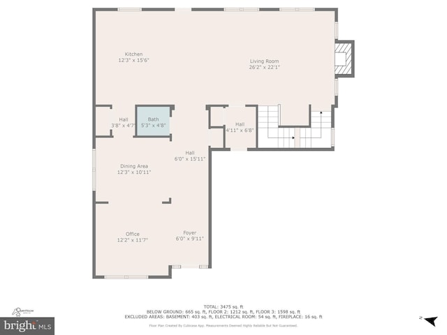 17968 Ridgewood Pl, Round Hill, VA 20141 - property floor plan