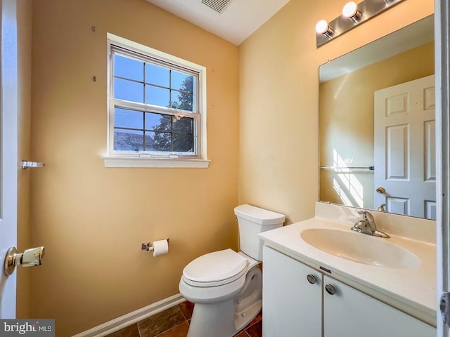 107 Horseshoe Ln, North Wales, PA 19454 - half bath with toilet, vanity, and baseboards