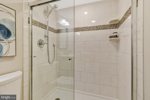 1001 N Randolph St Unit 513, Arlington, VA 22201 - bathroom featuring a shower stall and toilet