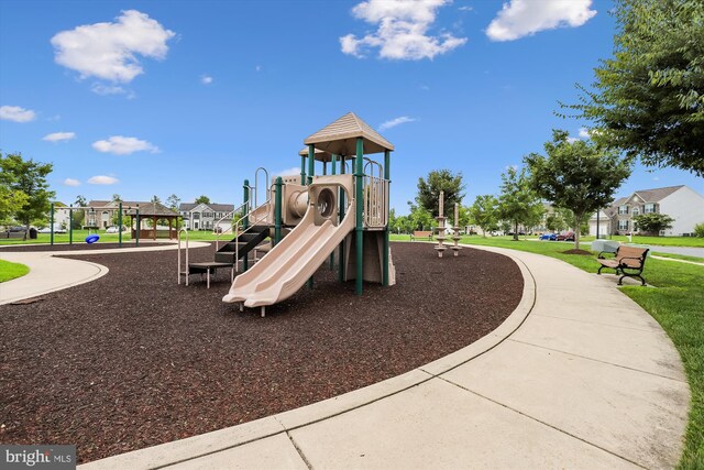 7306 Sudley Ave, Brandywine, MD 20613 - community play area with a residential view and a lawn