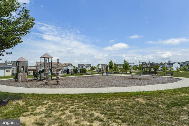7306 Sudley Ave, Brandywine, MD 20613 - communal playground with a lawn and a residential view