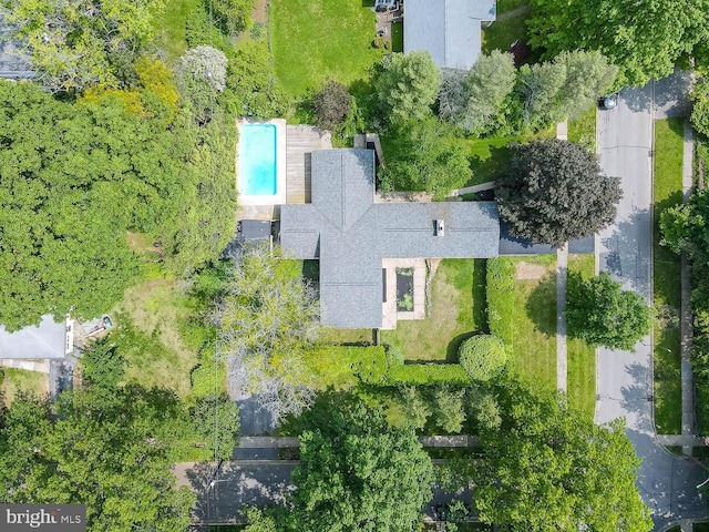 555 Hillcrest Ave, State College, PA 16803 - aerial view of property's location featuring a pool