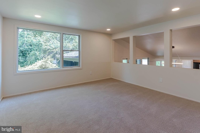555 Hillcrest Ave, State College, PA 16803 - carpeted spare room with recessed lighting and baseboards