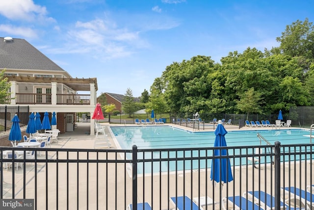 14302 Hidden Forest Dr, Accokeek, MD 20607 - community pool featuring a patio area
