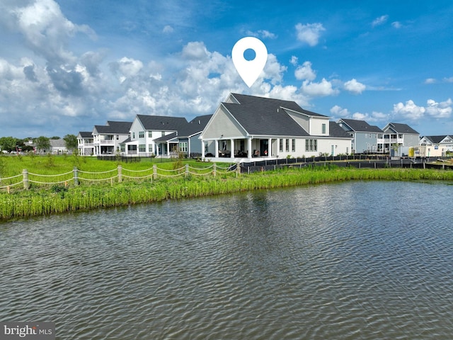 33016 Ethan Allen Dr, Rehoboth Beach, DE 19971 - water view with nearby suburban area