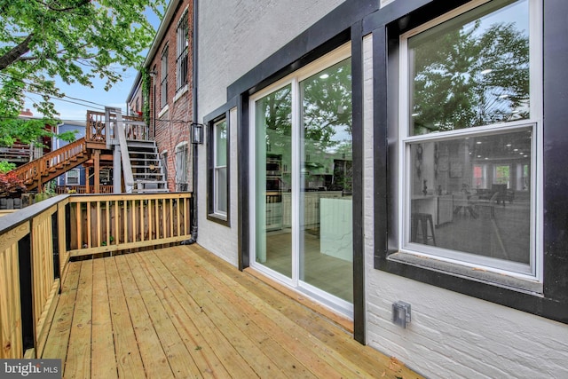 1713 4th St NW, Washington, DC 20001 - deck featuring stairway
