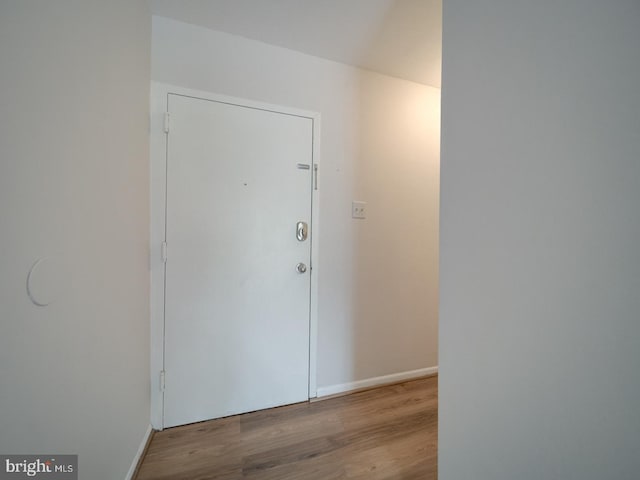 5017 7th Rd S Unit 101, Arlington, VA 22204 - entryway with wood finished floors and baseboards