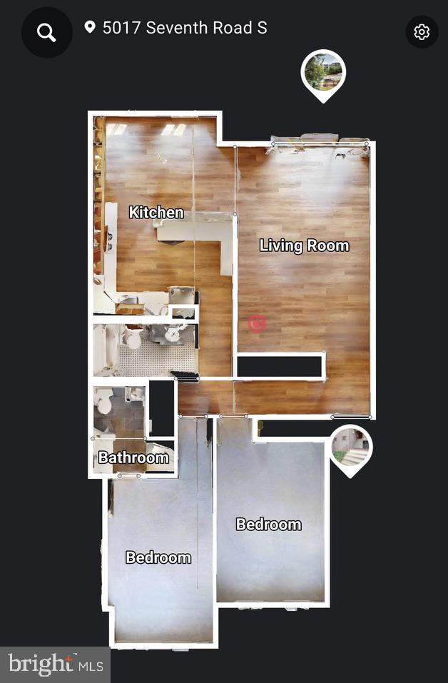 5017 7th Rd S Unit 101, Arlington, VA 22204 - property floor plan