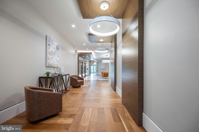 801 N Fairfax St Unit 314, Alexandria, VA 22314 - hall with light wood-style floors