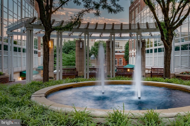 801 N Fairfax St Unit 314, Alexandria, VA 22314 - view of property's community featuring a pergola
