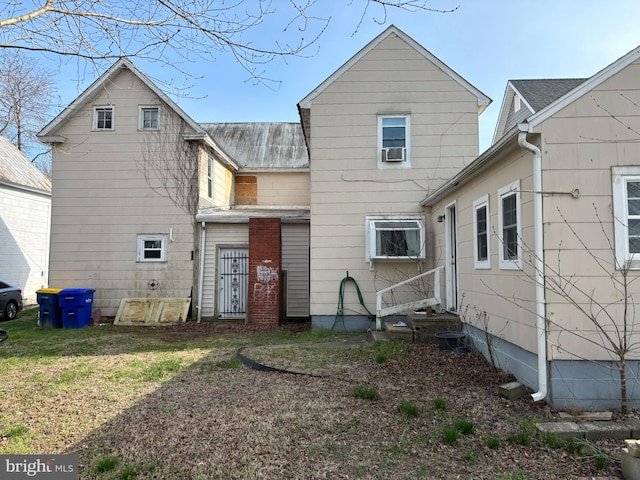 27 W David St, Frederica, DE 19946 - rear view of property featuring cooling unit