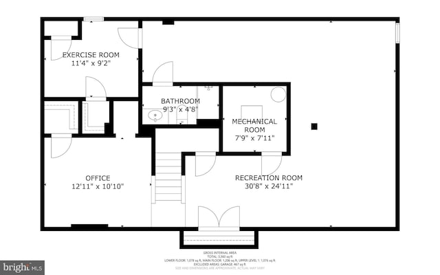 12407 Rousseau Ter, North Potomac, MD 20878 - view of floor plan / room layout