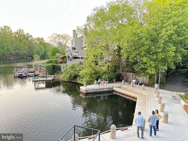 2085 Cobblestone Ln, Reston, VA 20191 - dock area featuring a water view