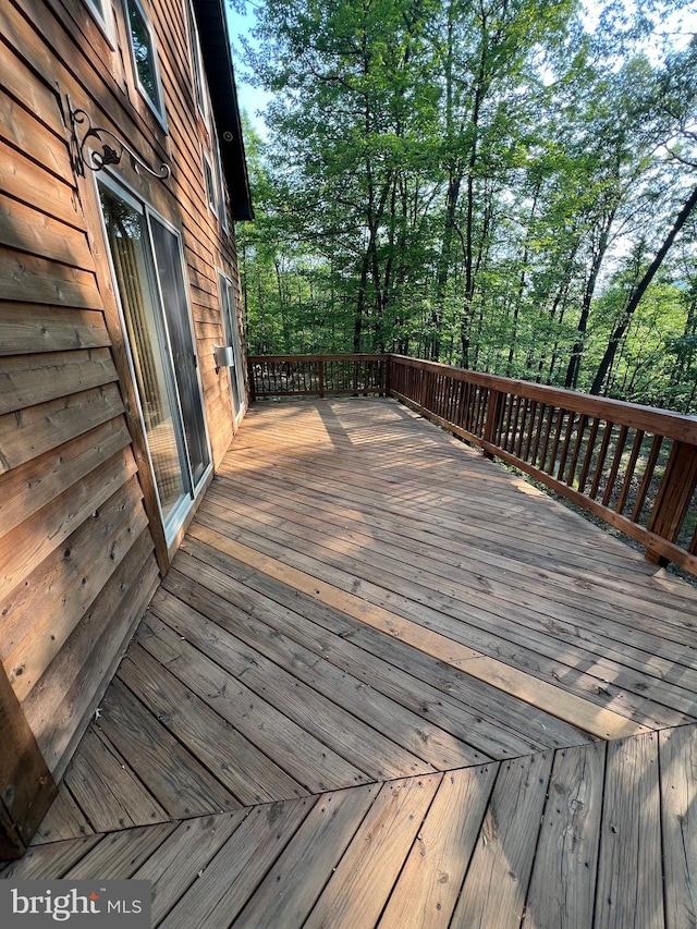 1000 Cardinal View Rd, Paw Paw, WV 25434 - view of wooden terrace