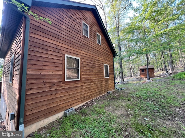 1000 Cardinal View Rd, Paw Paw, WV 25434 - view of side of property featuring a storage unit