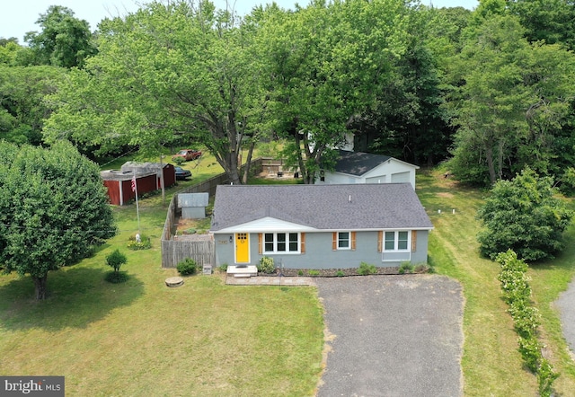 11487 Hg Trueman Rd, Lusby, MD 20657 - view from above of property