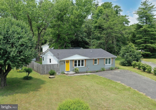 11487 Hg Trueman Rd, Lusby, MD 20657 - view of front of home featuring gravel driveway and roof with shingles