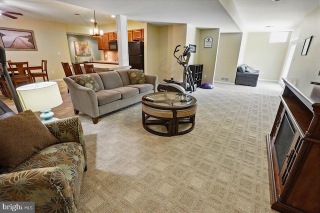 17 Shelly Dr, Reading, PA 19608 - living room featuring light carpet