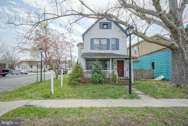 318 12th St, Hammonton, NJ 08037 - view of front of house featuring covered porch
