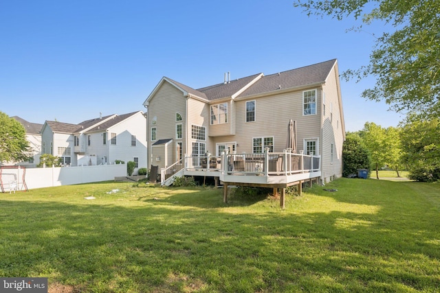 14520 Fairdale Rd, Silver Spring, MD 20905 - rear view of house featuring a deck