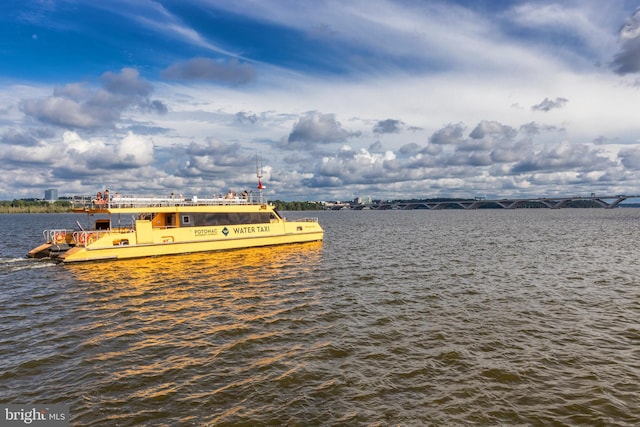 404 Oronoco St, Alexandria, VA 22314 - water view featuring a floating dock