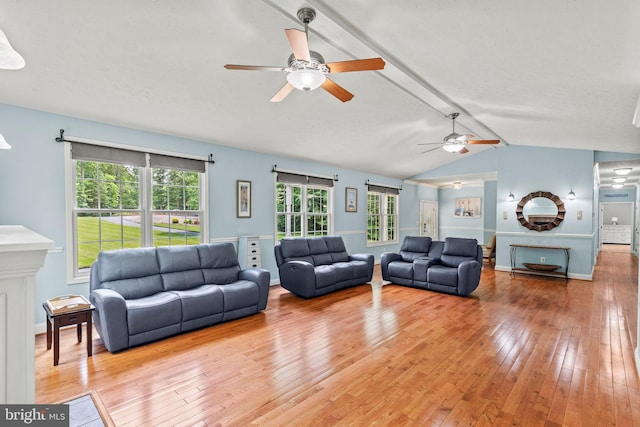26471 N Sandgates Rd, Mechanicsville, MD 20659 - living area featuring a ceiling fan and light wood finished floors