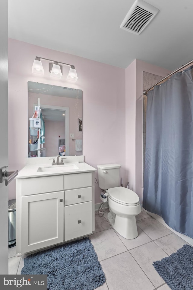 8798 Bancroft Dr, Waldorf, MD 20603 - full bathroom featuring toilet, vanity, and a shower with shower curtain