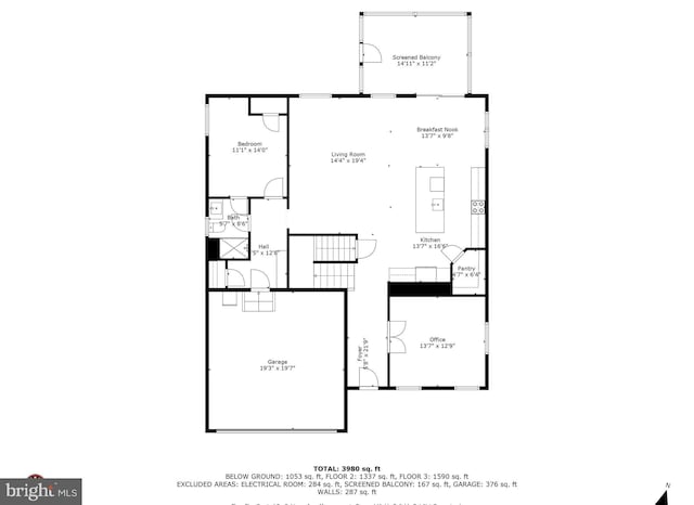 8798 Bancroft Dr, Waldorf, MD 20603 - home floor plan