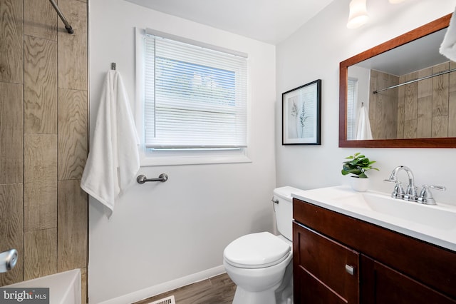 3011 Spark Ln, Bowie, MD 20715 - bathroom featuring vanity and wood finished floors