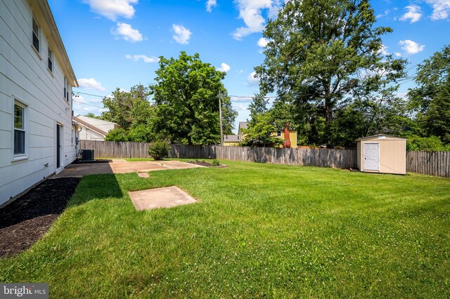 3011 Spark Ln, Bowie, MD 20715 - fenced backyard featuring a shed and a patio
