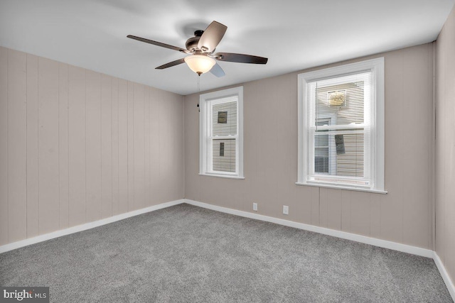 602 Market St, Gloucester City, NJ 08030 - carpeted spare room with a ceiling fan and baseboards