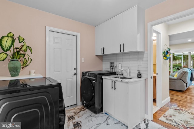 95 Meadowfield Dr, Southampton, PA 18966 - laundry room with cabinet space and washing machine and dryer