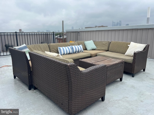 1603 S 6th St, Philadelphia, PA 19148 - view of patio with outdoor lounge area