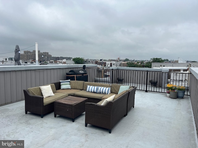 1603 S 6th St, Philadelphia, PA 19148 - view of patio / terrace with outdoor lounge area