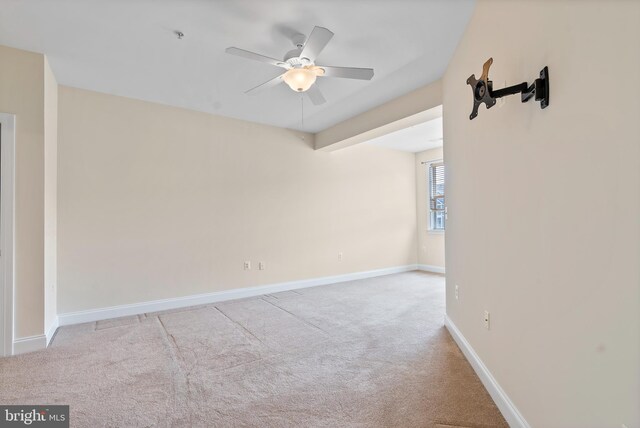 902 Macphail Woods Xing Unit 2I, Bel Air, MD 21015 - carpeted empty room with a ceiling fan and baseboards