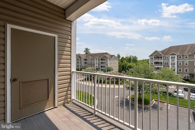 902 Macphail Woods Xing Unit 2I, Bel Air, MD 21015 - balcony with a residential view