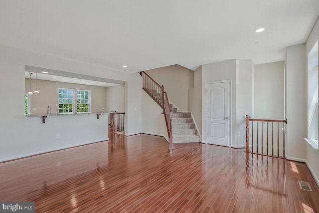 12310 Sandstone St, Waldorf, MD 20601 - spare room featuring wood finished floors and recessed lighting