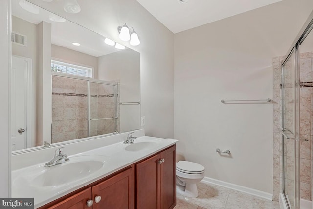 12310 Sandstone St, Waldorf, MD 20601 - full bathroom with a shower stall and double vanity