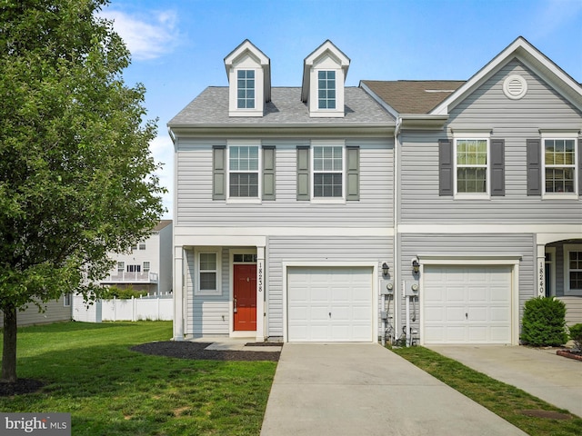 18238 Hurricane Ct, Hagerstown, MD 21740 - view of property with concrete driveway, a garage, and a shingled roof