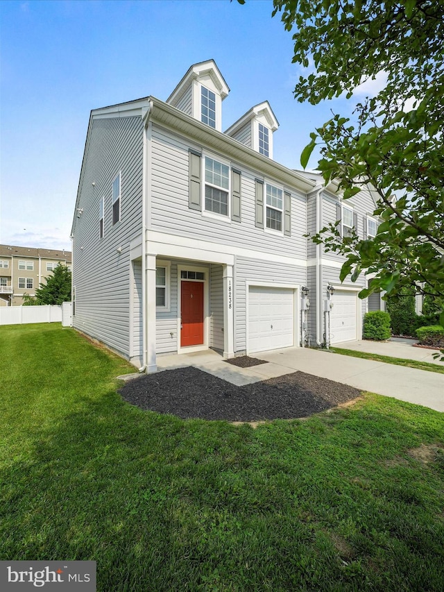 18238 Hurricane Ct, Hagerstown, MD 21740 - view of front of house with driveway and a garage