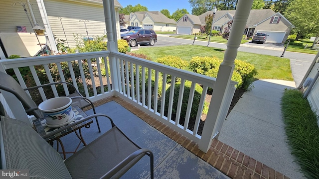 5934 Tappan Ln, Salisbury, MD 21801 - porch featuring a residential view