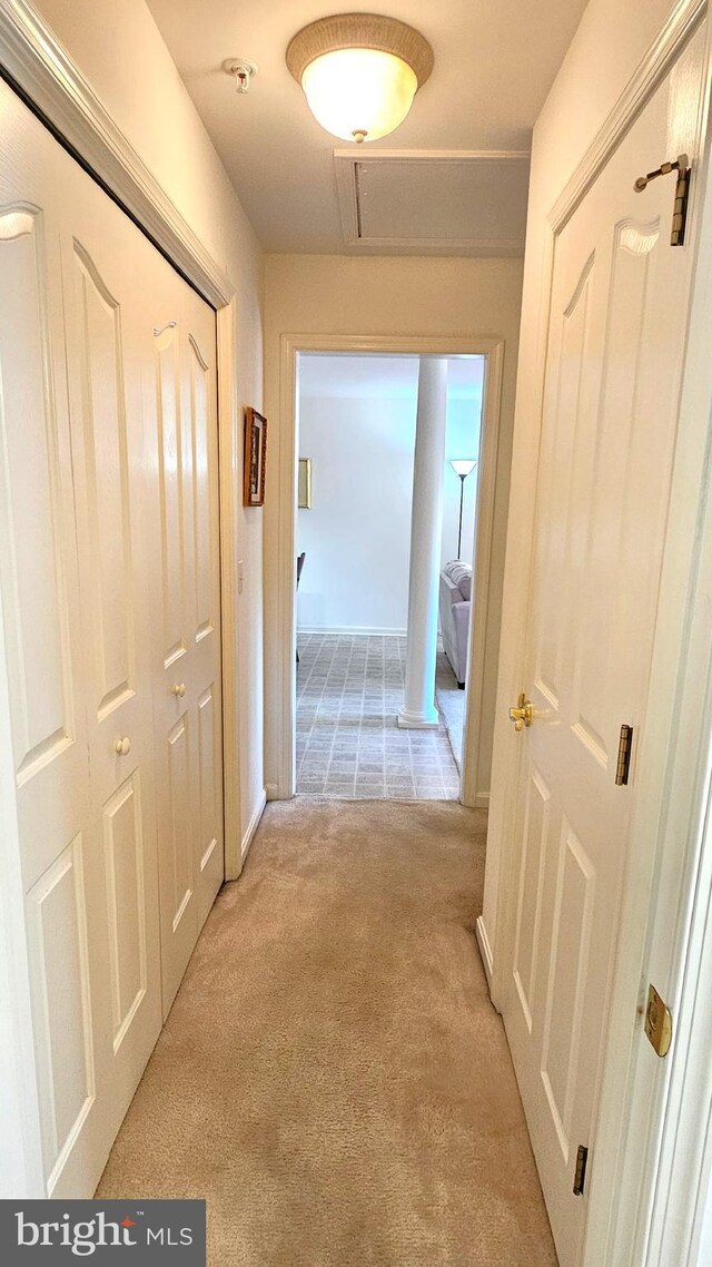 5934 Tappan Ln, Salisbury, MD 21801 - hall featuring light colored carpet