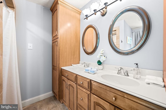 231 Rogers, Eagleville, PA 19403 - full bathroom with double vanity and baseboards